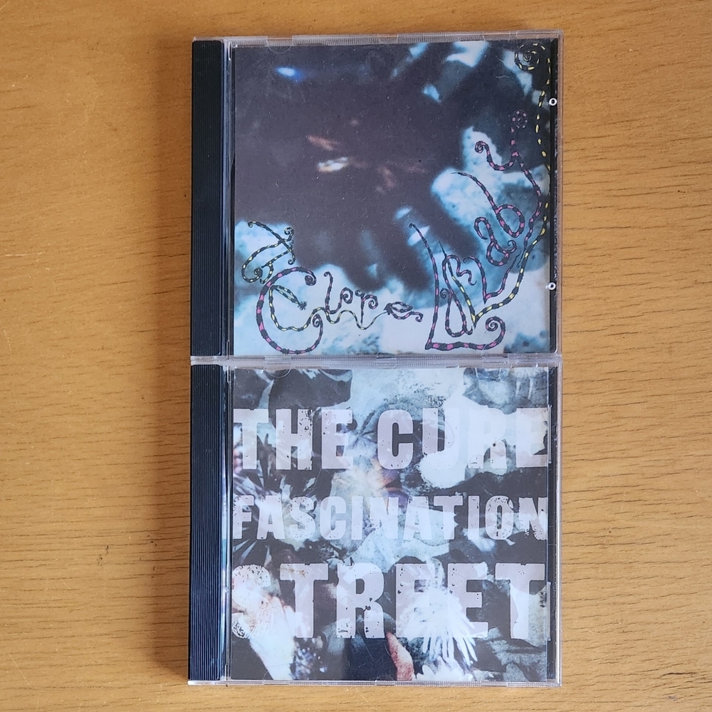 The Cure "Lullaby", "Facination Street" - 1980s CD Singles (Lot of 2)